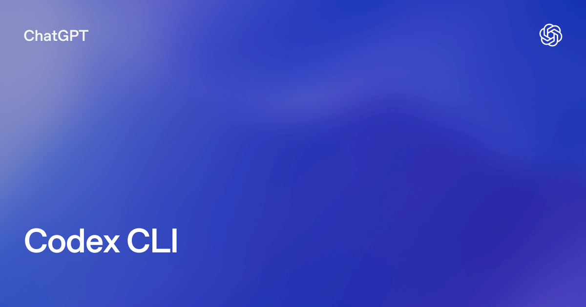 OpenAI 官方 Codex CLI 文档封面